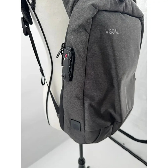 VGOAL‎ Gray Laptop Travel Backpack 13.3 Inch Water Resistant Carry On Work Bag - Picture 3 of 12